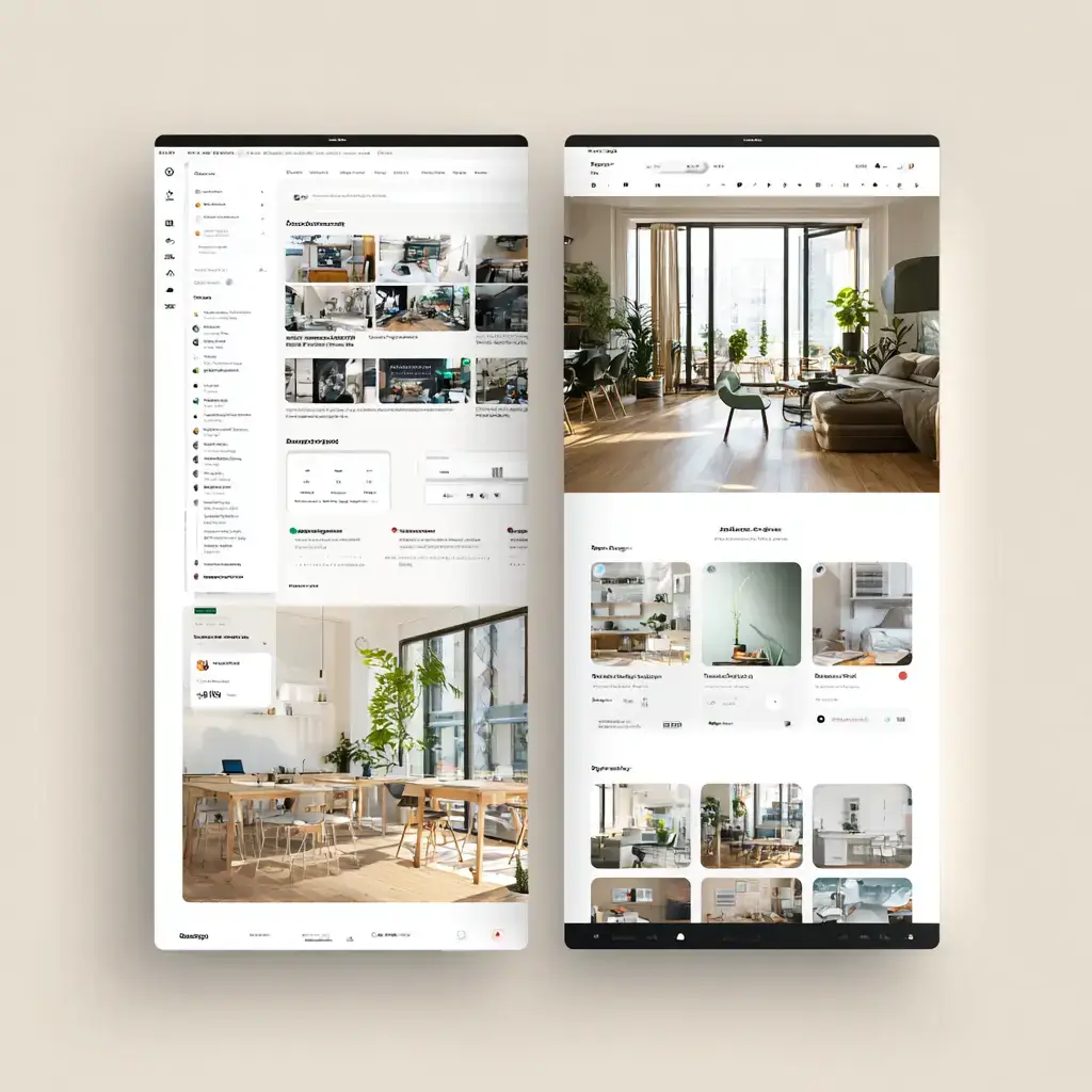Website Templates Side By Side Examples