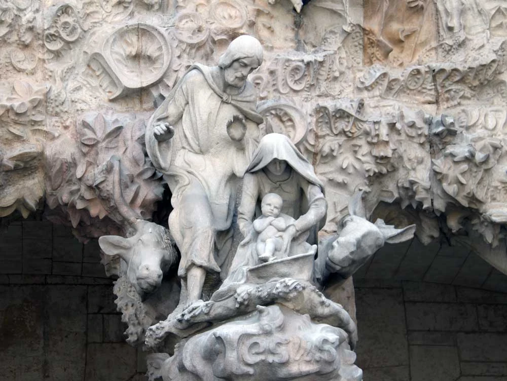 Stained glass cathedral light