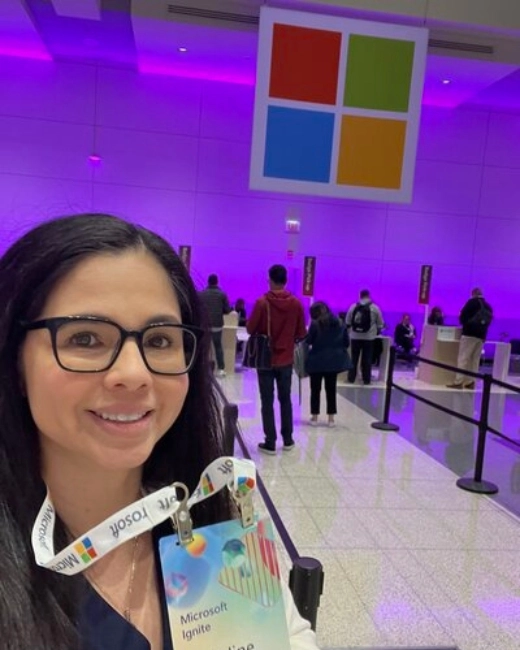 Madeline at Microsoft Ignite