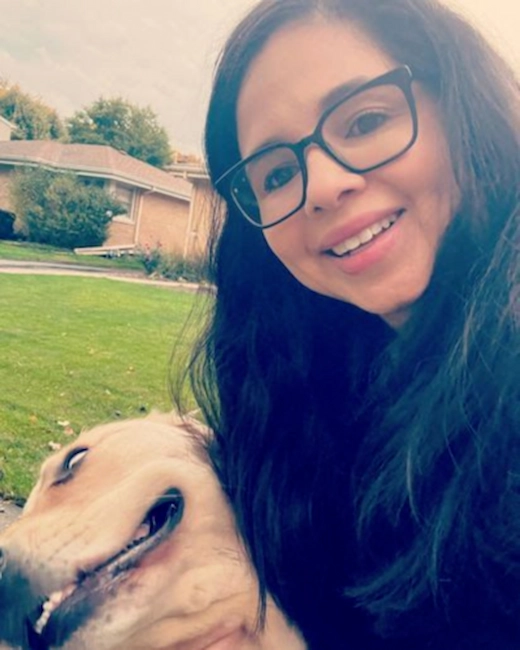 Madeline with her mother