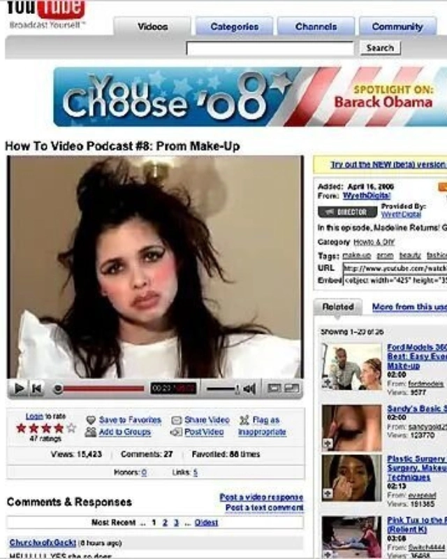 Madeline's early YouTube show