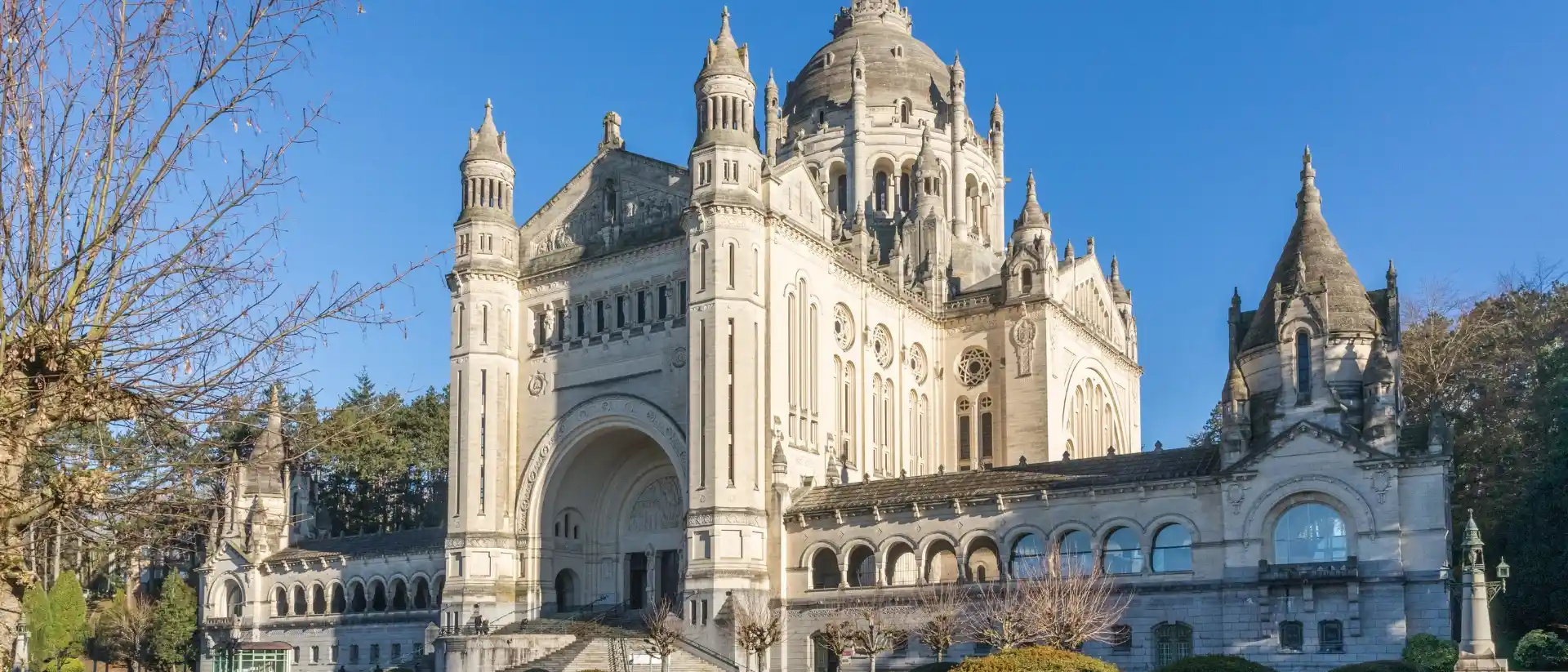The Basilica of St. Thérèse in Lisieux, France