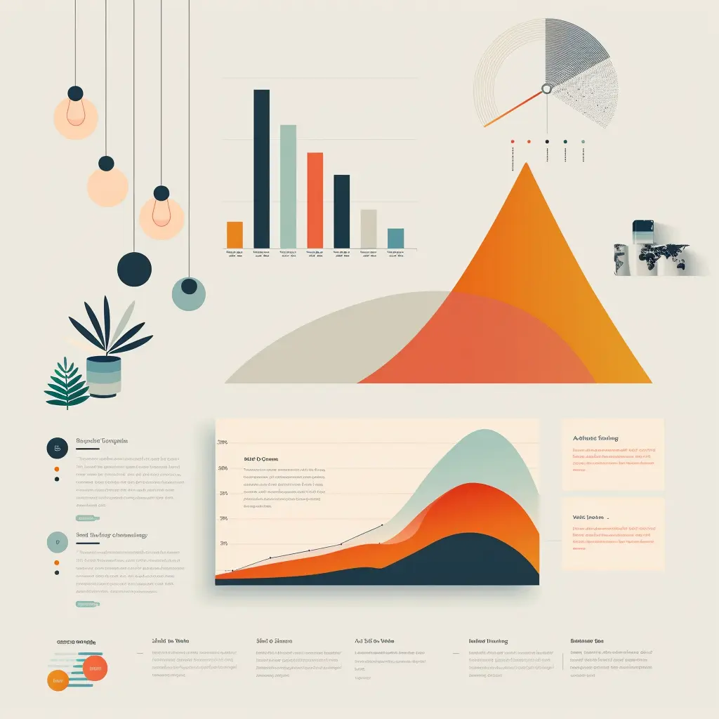 Geometric shapes on a cream background